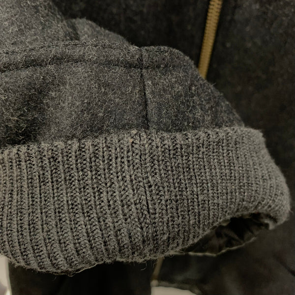 ジョルジオアルマーニ GIORGIO ARMANI フード付き フルジップコート ジャケット ブラック 201MT-4349