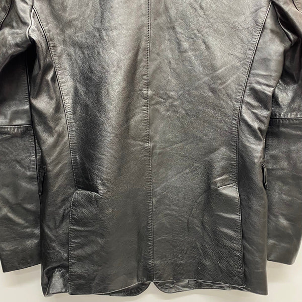【曜日割引対象外】 ワイツーレザー Y'2 LEATHER AMPLIFIER ホースレザー テーラードジャケット ジャケット ブラック 36サイズ 201MT-4538 VB
