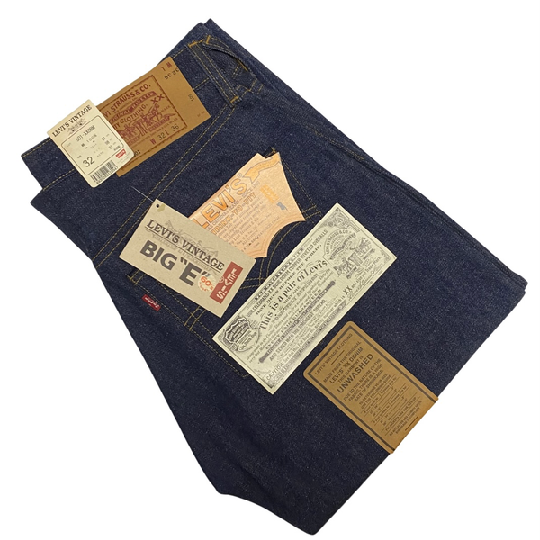 【曜日割引対象外】 リーバイス Levi's 90's 501 BIG E 60's 復刻 95年製 USA製 555 バレンシア デッドストック W32 デニム ブルー 32×36サイズ 201MB-1100 VB