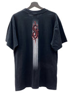 バンド band 00s Slipknot TEE スリップノット Tシャツ winterlandタグ パンク バンT 半袖 黒 Tシャツ ロゴ ブラック Lサイズ 104MT-2346