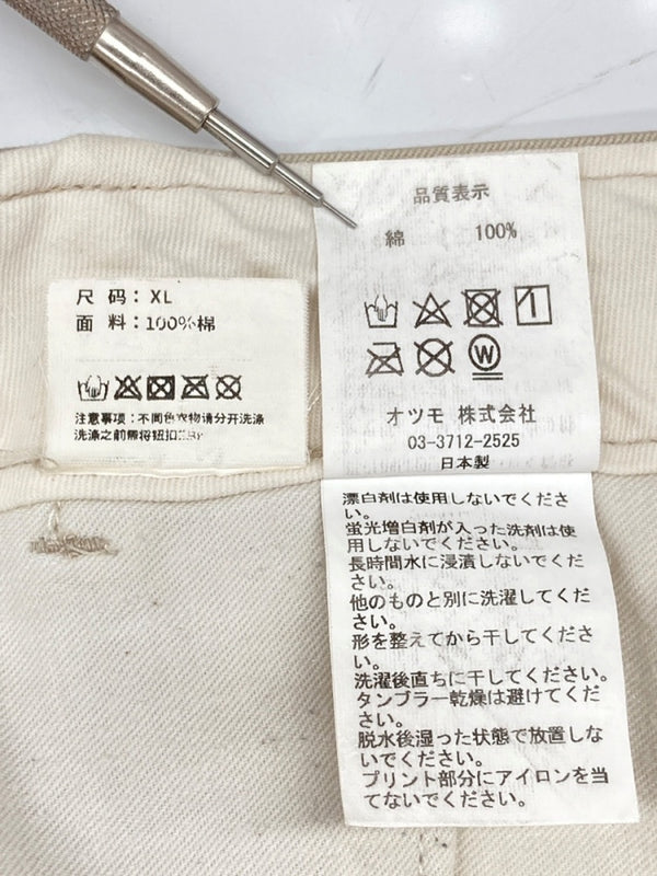 ヒューマンメイド HUMAN MADE MILITARY PRINT CHINO ミリタリー プリント チノ パンツ 薄茶 プリント チノパン ベージュ XLサイズ 104MB-301