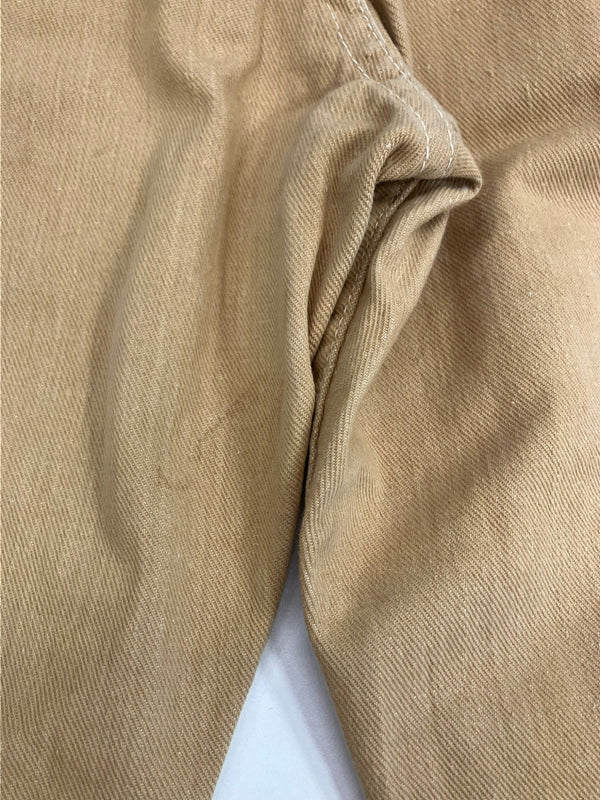 ヴィンテージ vintage 60's 60年代 BLUE BELL MAVERICK ブルーベル マーベリック レザーパッチ GRIPPER ZIPPER カラーデニム ショーツ ハーフパンツ ベージュ 101MB-681