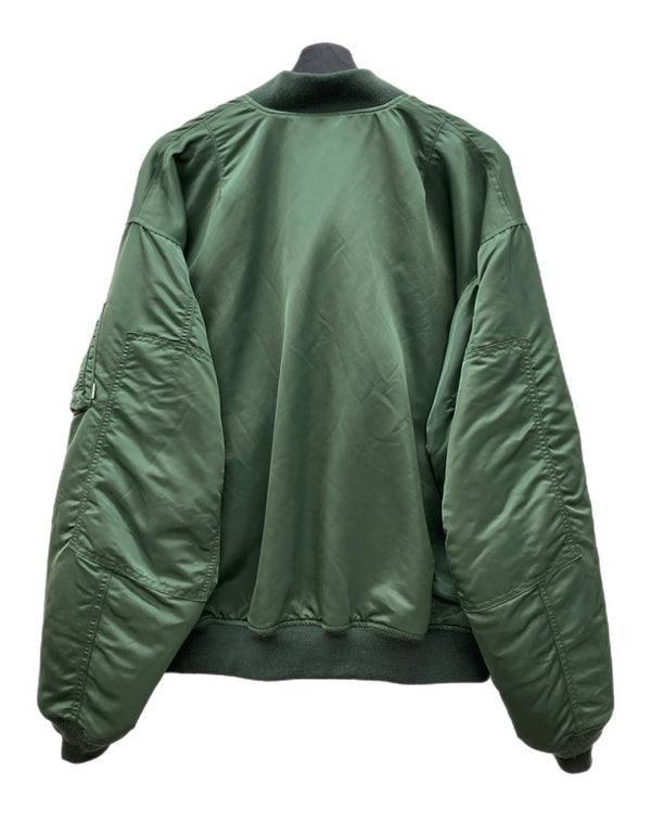 フィルザビル FILL THE BILL REVERSIBLE FLIGHT JACKET リバーシブル フライト ジャケット MA-1 ジップアップ アウター サイズ1 緑 301-202010 ジャケット 無地 グリーン Mサイズ 104MT-1860