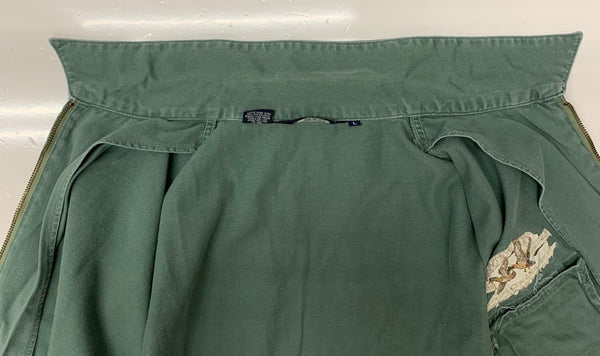 ラルフローレン Ralph Lauren 80's 90's Polo Cotton Jacket スポーツマン ジャケット グリーン Lサイズ 201MT-3308