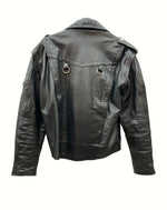 セイコートウキョウ SEIKO TOKYO 2WAY LEATHER JACKET レザー ジャケット ダブルライダース バイカー アウター 黒 ジャケット 無地 ブラック Lサイズ 104MT-915