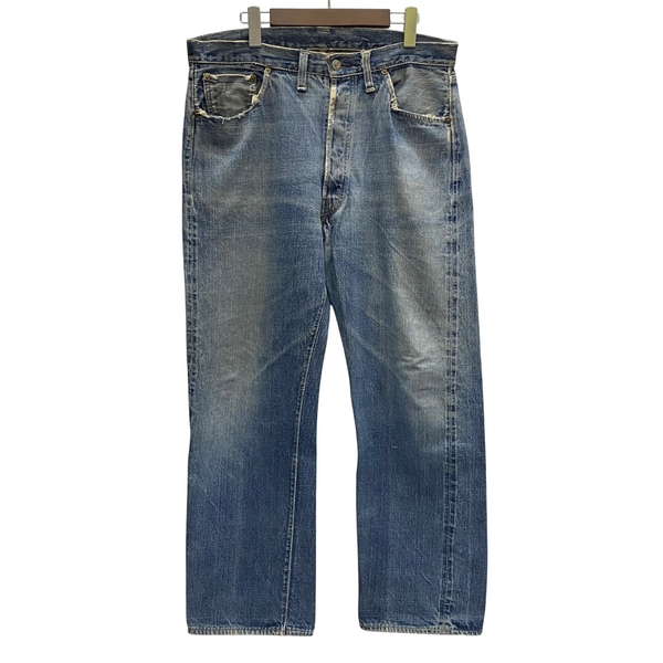 【曜日割引対象外】 ヴィンテージ vintage 50's リーバイス Levi's 501XX 革パッチ デニム ブルー W35サイズ 201MB-845 VB