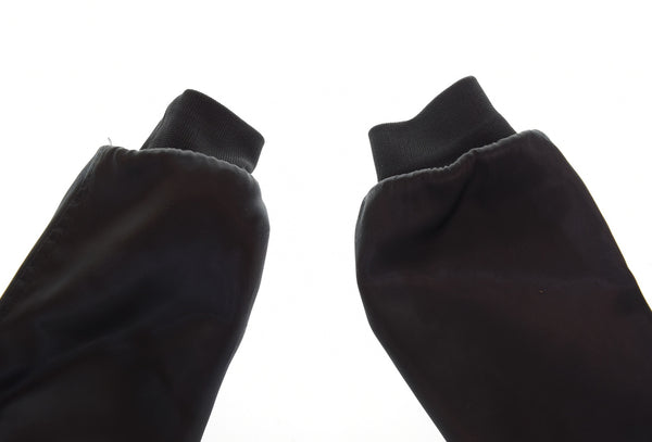 テンダーロイン TENDERLOIN T-COACH サテン コーチ ジャケット チェーンステッチ 刺繍 ロゴ K-SEVEN  ジャケット ブラック Mサイズ 103MT-3468