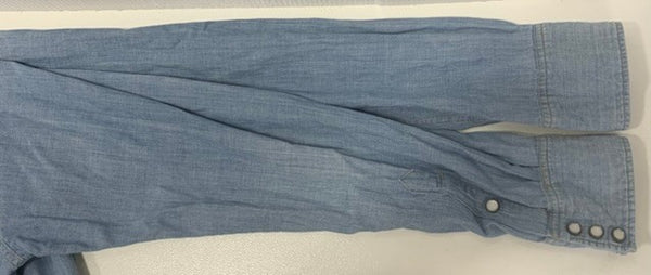 ダブルアールエル RRL デニムシャツ 長袖シャツ ブルー Sサイズ 201MT-4665