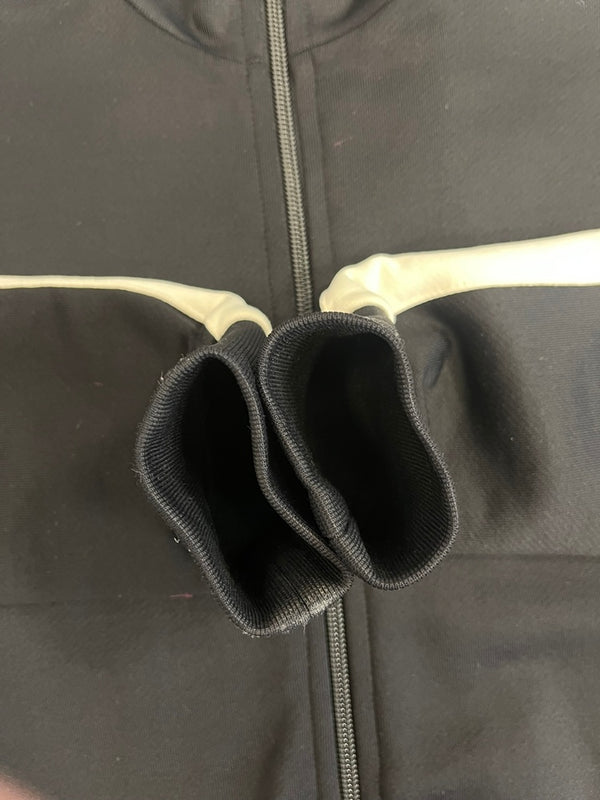 ディーゼル DIESEL Dロゴワッペン サイドライン ジップアップスウェット トラック ジャケット 黒 F-JAM-D ジャージ ブラック Sサイズ 101LT-148