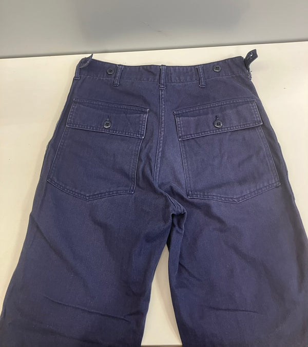 エンジニアガーメンツ ENGINEERED GARMENTS WORKADAY ベイカーパンツ ヘリンボーン ワークパンツ カーゴパンツ ネイビー SSサイズ XS 101MB-712