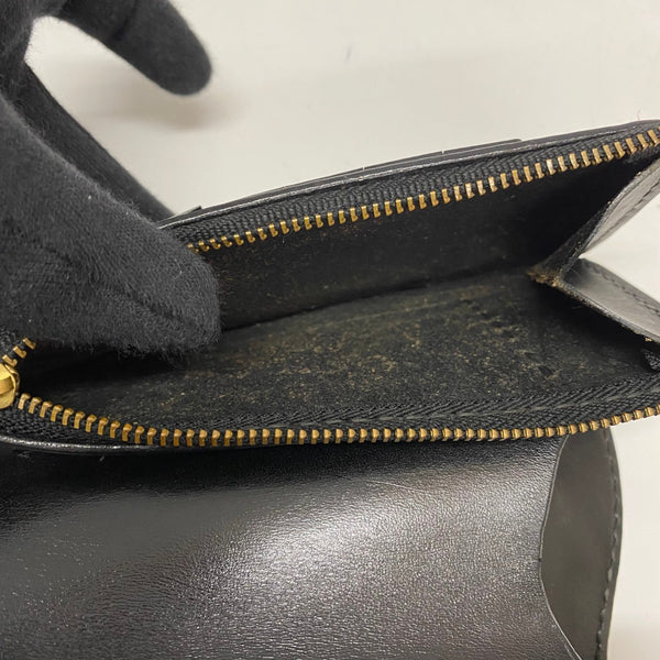 【曜日割引対象外】 レザーアイテム Leather items ショートウォレット 財布・ケース メンズ財布 ブラック 201goods-806 VB