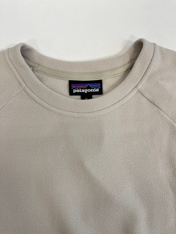 パタゴニア PATAGONIA 25年春夏 M's Micro D Crewneck Sweatshirts マイクロ D クルーネック プルオーバー 白 23225SP25 XL スウェット ホワイト 101MT-5108