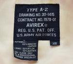 アヴィレックス AVIREX 90s 50周年 A-2 フライトジャケット レザーブルゾン 90's ノルマンディー ジャケット ブラウン SSサイズ 103MT-3107