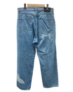 ハフ HUF LOOSIES WASHED DENIM PANT ルーズ ウォッシュ デニム パンツ 青 プリント デニム ブルー サイズ 32 104MB-324