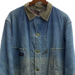 オシュコシュビゴッシュ OSHKOSH B'GOSH ~50's デニムカバーオール 襟コーデュロイ ジャケット ブルー 201MT-3577 VB