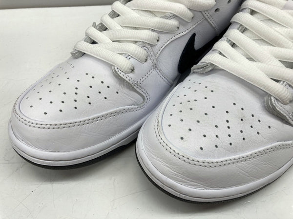 ナイキ NIKE 24年製 SB DUNK LOW WHITE ダンク ロー ホワイト スケートボード シューズ 白 HF3704-100 メンズ靴 スニーカー ホワイト 28.5cm 104S-664