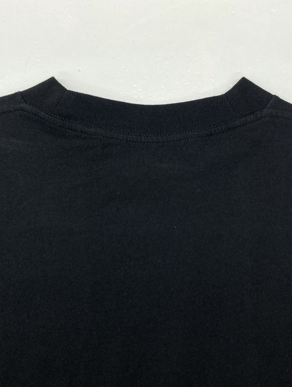 パームエンジェルス PALM ANGELS SPRAYED LOGO TEE スプレー ロゴ Tシャツ 半袖 クルーネック カットソー 黒 PMAA001S20413055 Tシャツ プリント ブラック Lサイズ 104MT-1142