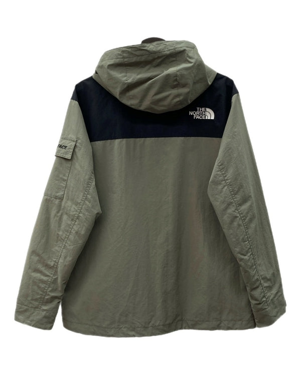 ザノースフェイス THE NORTH FACE KOREA GO MOUNTAIN JACKET ゴー マウンテン ジャケット ジップアップ 韓国タグ フード アウトドア アウター 緑 NJ3BP50C ジャケット ロゴ カーキ Mサイズ 104MT-2188
