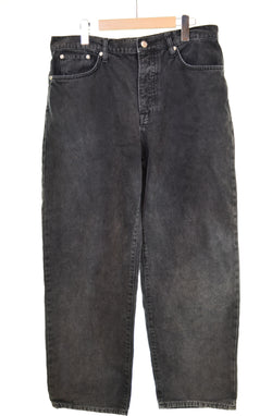 ステューシー stussy  Washed Canvas Big OL デニムパンツ W32 116618 デニム ブラック 32 103MB-576
