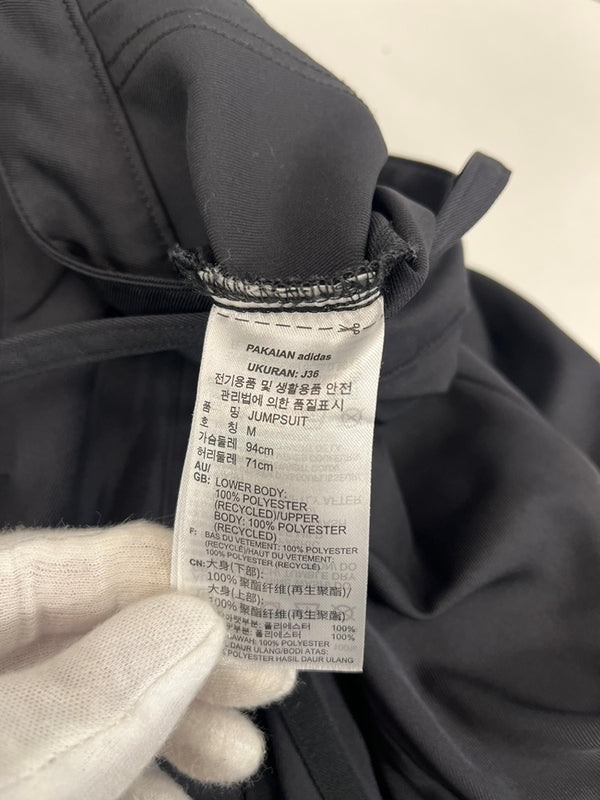 アディダス adidas 22SS ALWAYS ORIGINAL JUMPSUIT ジャンプスーツ オールインワン 黒 HF2044 スーツ・セットアップ ブラック Mサイズ 101LT-175