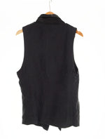 ユリウス JULIUS 13SS 7 Vandalism 7 ヴァンダリズム カバード ベスト ジレ ラムレザー 3 ベスト ブラック 103MT-2395