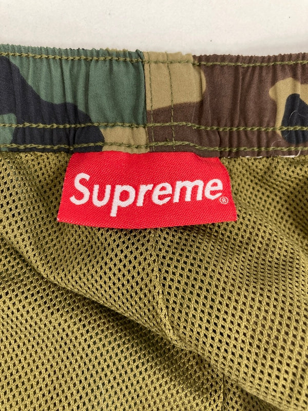 シュプリーム SUPREME カモフラ柄 ナイロンパンツ 迷彩 カーゴパンツ カーキ Ｍサイズ 101MB-539
