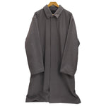 エイトン ATON ASAKO NYLON BALMACAAN COAT 7049683 コート グレー 6サイズ 201MT-4172