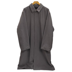 エイトン ATON ASAKO NYLON BALMACAAN COAT 7049683 コート グレー 6サイズ 201MT-4172