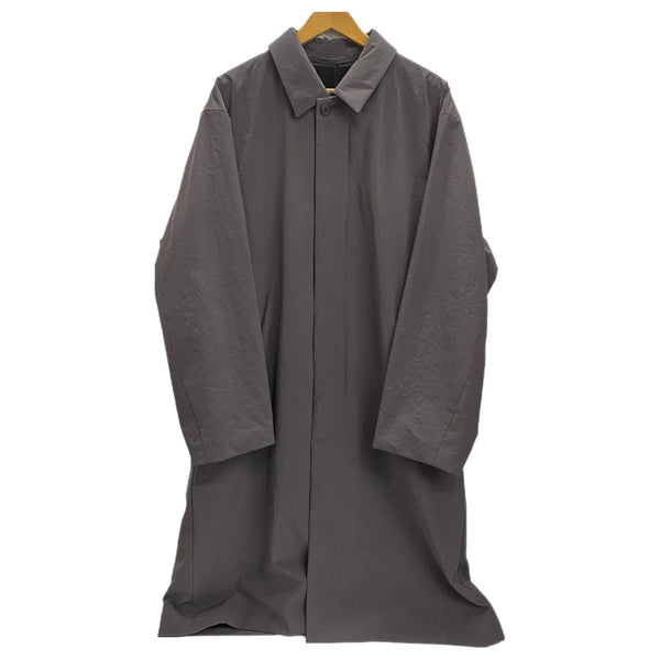 エイトン ATON ASAKO NYLON BALMACAAN COAT 7049683 コート グレー 6サイズ 201MT-4172