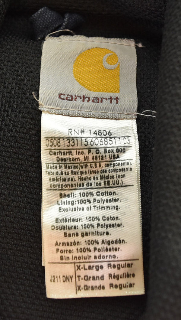 カーハート Carhartt 00'S ACTIVE JACKET J211 アクティブジャケット ジャケット ネイビー LLサイズ 103MT-3070