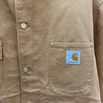 【曜日割引対象外】 カーハート Carhartt 80's 100周年 DUCK CHORE COAT チョアコート USA製 ジャケット ベージュ 201MT-4048 VB