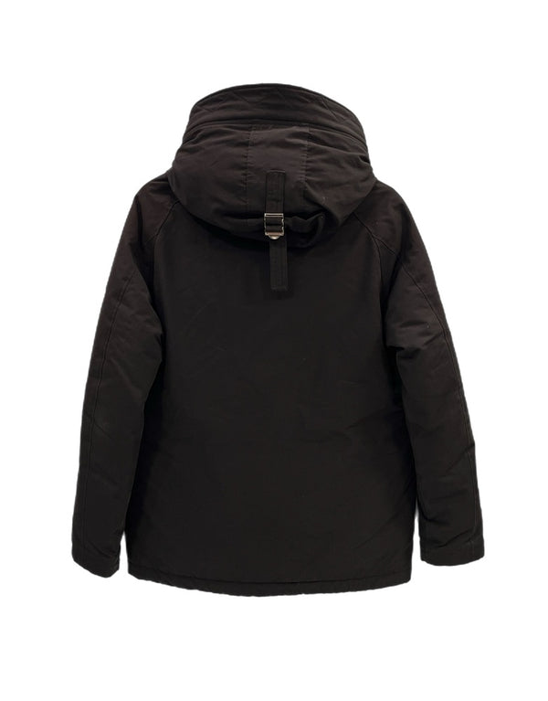 ショット SCHOTT SNORKEL DOWN PARKA シュノーケルダウンダウンジャケット 黒 ファー部分欠品 ジャケット ブラック Sサイズ 101MT-5374