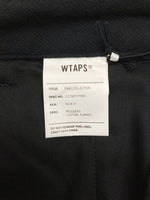 ダブルタップス WTAPS 21AW TUCK 01 タック TROUSERS COTTON FLANNEL トラウザーズ フランネル パンツ 黒 無地 212TQDT-PTM01 ボトムスその他 ブラック サイズ 1 104MB-95