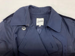 ジャンポールゴルチエ Jean Paul GAULTIER トレンチ TRENCH COAT ライトアウター テーラード TAILORED ダブルブレスト ウエストベルト スロートラッチ 膝丈 ベトナム製 NAVY 紺 JP-S16-C0001-A コート ネイビー SIZE40 104LT-235