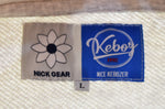 ケボズ KEboz NICK GEAR 花柄刺繍フーディ ニックギア 別注 FH223-1296G L パーカ グレー Lサイズ 103MT-3465