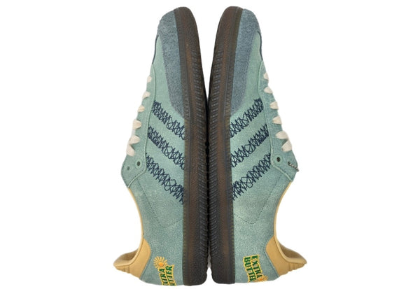 アディダス adidas 23年製 × EXTRA BUTTER エクストラ バター SAMBA CONSORTIUM CUP サンバ コンソーシアム カップ 黄 青 IE0174 メンズ靴 スニーカー ブルー 28cm 104S-718