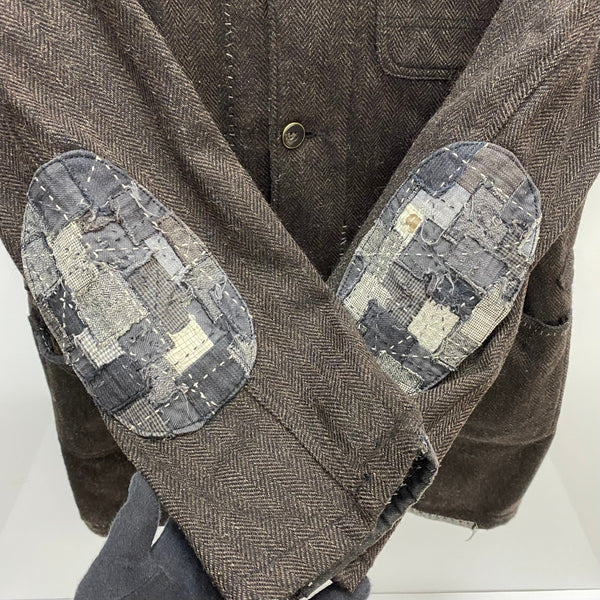 【曜日割引対象外】 ファンセットオブアート FUNSET OF ART MARIN COUNTY MADE カバーオール ウールジャケット コート ブラウン Lサイズ 201MT-4300 VB