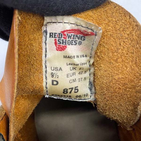 【曜日割引対象外】 レッドウィング RED WING 6-inch Classic Moc 875 メンズ靴 ブーツ ワーク ブラウン 27.5cmサイズ 201-shoes1501 VB