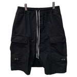 リックオウエンス Rick Owens サルエル ショーツ RU01C4389-TF ハーフパンツ ブラック 38サイズ 201MB-1213