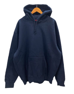 シュプリーム SUPREME Satin Applique Hooded Sweatshirt サテン アップリケ フーディ ロゴワッペン パーカー 紺 バックロゴ XXl パーカ ネイビー 3Lサイズ 101MT-3219