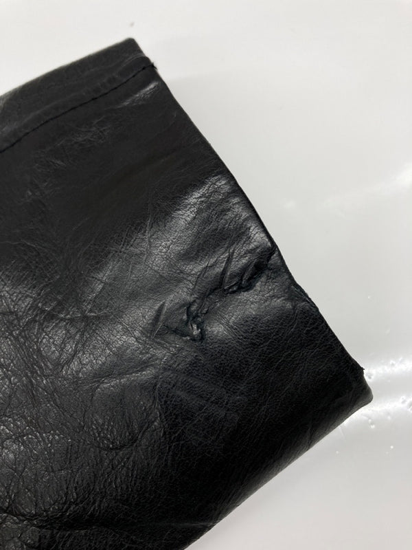 ギャップ GAP 90s LEATHER JACKET レザー ジャケット ジップアップ OLDGAP オールドギャップ アウター 黒 ジャケット 無地 ブラック Lサイズ 104MT-2106