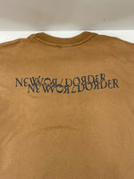 ニューワールドオーダー NEW WORLD ORDER N.W.O 90s 90's anvil Vintage ヴィンテージ Tシャツ プリント ブラウン Mサイズ 101MT-2609