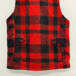 【曜日割引対象外】 フィルソン FILSON マッキーノ ウールベスト USA製 20004P ベスト レッド Sサイズ 201MT-4546 VB