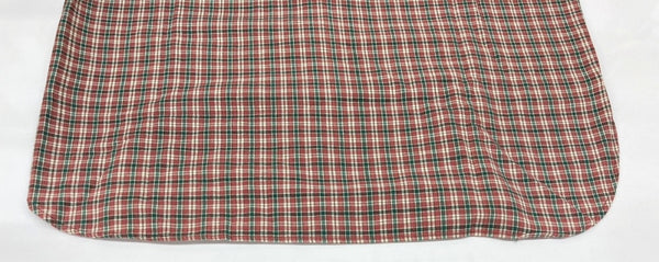 ダブルアールエル RRL 90s 三ツ星タグ SHIRT ステンカラー 猫目ボタン ヴィンテージ VINTAGE ラルフローレン RALPH LAUREN コットン モーリシャス製 RED 赤 長袖シャツ チェック レッド Sサイズ 104MT-1976