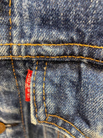 リーバイス Levi's ノーカラー デニムジャケット Gジャン ビッグE ジャケット ブルー 101MT-3156