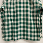 【曜日割引対象外】 ヴィンテージ vintage ~50's McGREGOR USA製 ブロックチェック オープンカラーシャツ 長袖シャツ グリーン Mサイズ 201MT-4369 VB