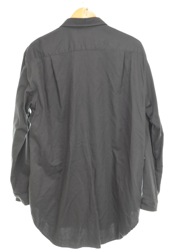 バックラッシュ BACKLASH 2 コットンレーヨン サファイアクール シャツ 14642 長袖シャツ ブラック Lサイズ 103MT-3215