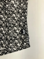 ステューシー STUSSY 19ss Bones Beach Short 80's復刻 スカル ボーン 総柄 ビーチショーツ ショートパンツ ハーフパンツ ブラック Mサイズ 101MB-611