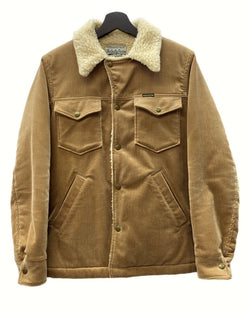 ワコマリア WACKO MARIA 15AW CORDUROY BOA RANCHER JACKET コーデュロイ ボア ランチ ジャケット アウター 薄茶色 WMR-CDR-01 ジャケット 無地 ベージュ Sサイズ 104MT-618