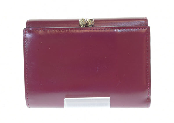 ヴィヴィアンウエストウッド Vivienne Westwood  がま口 三つ折り財布 ウォレット シルバー金具 ボルドー 赤系 財布・ケース レディース財布 レッド 103SA-21